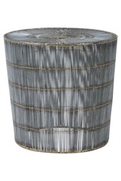Elegant Design Natural Wireframe Side Table, Versatile Side Table For Livingroom, Functional Bedside Table Grey
