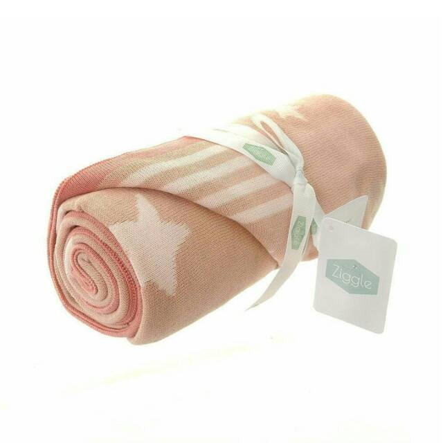 Ziggle Baby Blanket Pink Stars