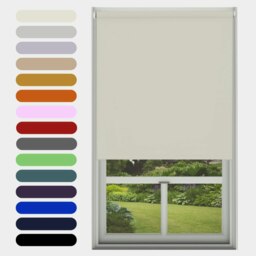Blackout Roller Blind Natural 120cm 210cm Drop Cream Natural