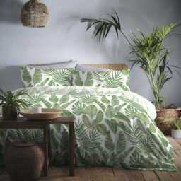 D & D Tahiti Duvet Cover Set Green