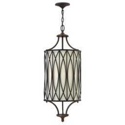 Walden 3 Light Ceiling Pendant Victorian Bronze, E14