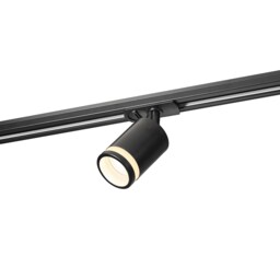 Nordlux Rondielink Indoor Track Spot Light Black Metal GU10 Adjustable Head - Mains Powered , IP20 Black Black