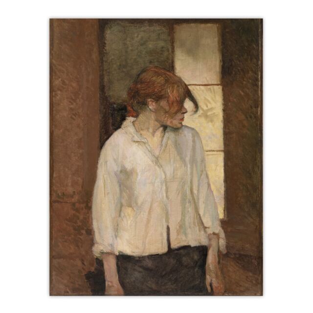 "Montrouge Rosa La Rouge Vintage Wall Art Print Toulouse Lautrec 18x24"""