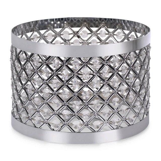 ValueLights Hadley Silver Jewel Shade Silver