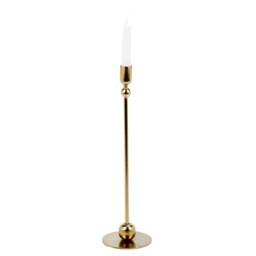 33cm Tall Metal Iron Taper Candle Stick Holder Dinner Table Wedding Party Decor Gold 1 x Gold