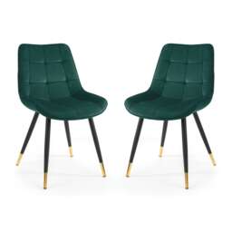 Bexley Elegant Green Dining Chairs - Set of 2