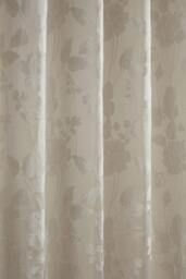 Meadows Lined Eyelet Jacquard Curtains 168cm x 228cm Cream Cream Cream