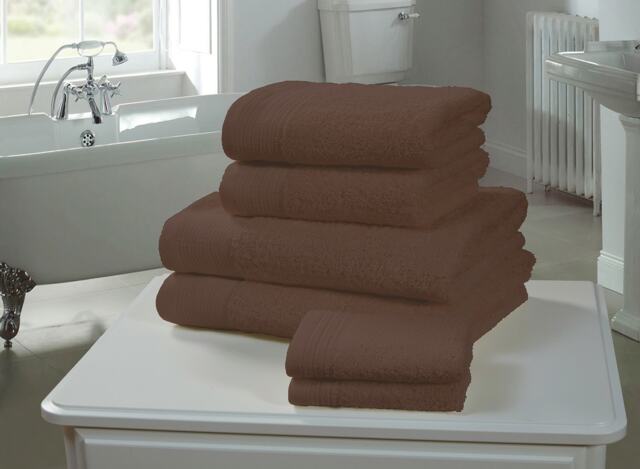 Chatsworth 600gsm Pure Cotton Towels Soft & Absorbent Brown Chocolate Face cloth 1