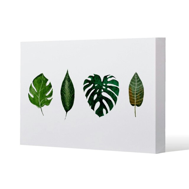 leaves selections (Canvas Print) Cream
