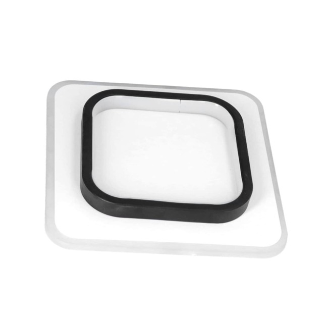 LED Ceiling Lights Acrylic Square Ceiling Lamp Black Ceiling Lighting