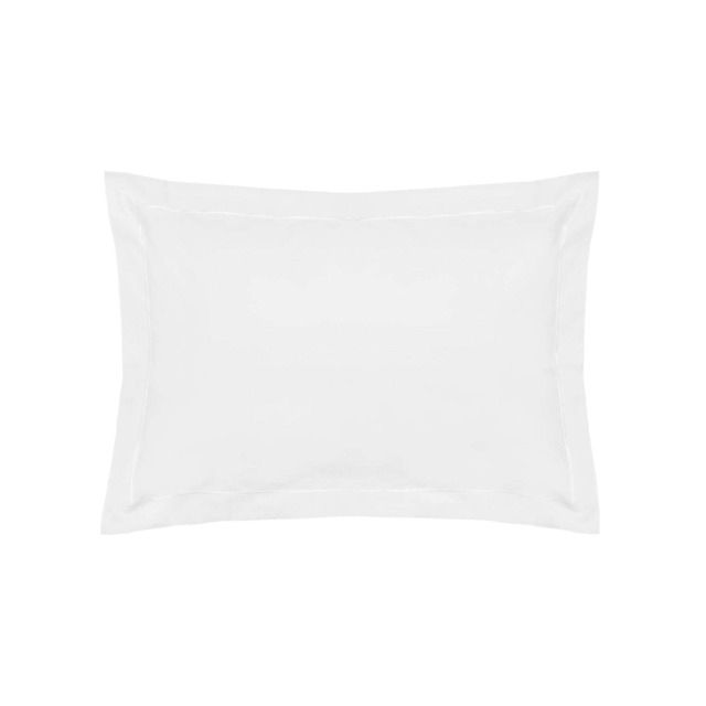 Belledorm Euro Conti Pillowcase - White - 80cm x 80cm