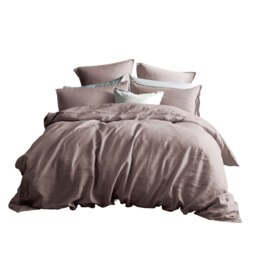Martex Linen Duvet Cover Pink - Single
