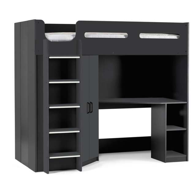Ridge High Sleeper - Anthracite - Single (90cm)