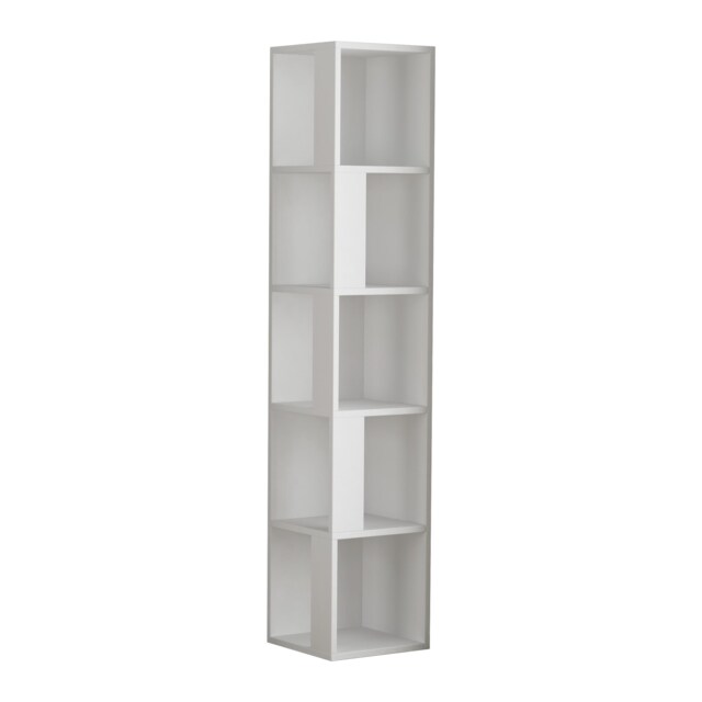 Decortie Piano Bookcase 31x31x159cm White