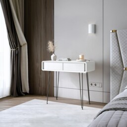 CARME Home - Piper White Dressing Table