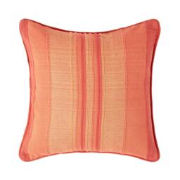 Homescapes Cotton Striped Terracotta Cushion Cover Morocco - 60 x 60 cm Orange Terracotta 60 x 60 cm