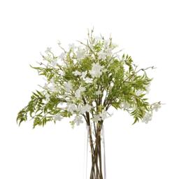 Hill Interiors Italian Bellflowers Artificial Flower - Green - 63cm x 30cm x 30cm