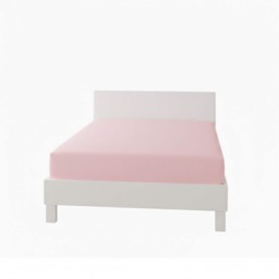 Polycotton Fitted Sheet Extra Deep 40cm Skirt Easy Care Pink Small Double