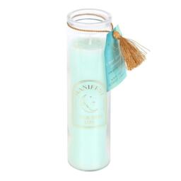 Something Different Sage Clear Quartz Tube Candle - Green - One Size