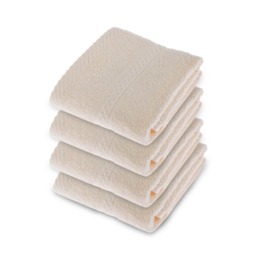 Homescapes Turkish Cotton Cream Face Cloth - Set of 4
