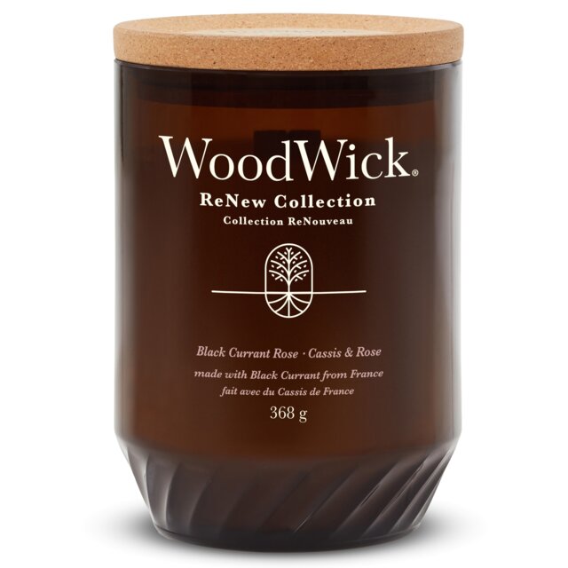 WoodWick - Large Renew Candle - Black Currant & Rose