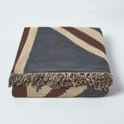 Homescapes Cotton Union Jack Flag Throw - 150 x 200 cm Multi 1