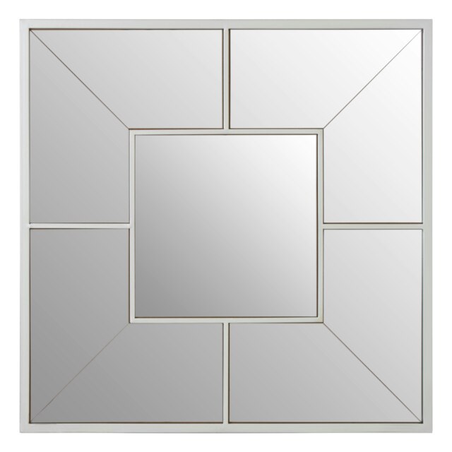Descartes Large Solar Effect Wall Mirror Silver