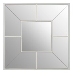 Descartes Large Solar Effect Wall Mirror Silver
