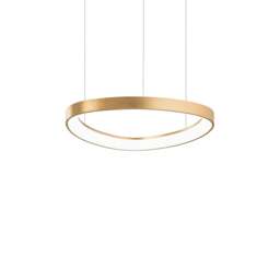 Gemini 42.5cm LED Integrated LED Pendant Ceiling Light Brass 2700K