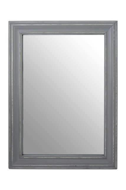 Henley Grey Wooden Frame Wall Mirror Grey