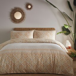 Charlotte Thomas Medina Duvet Cover Set - Super King Orange Super King