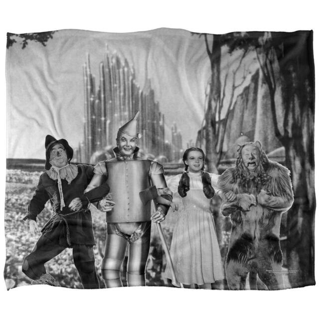The Wizard Of Oz Black and White Blanket - Multicoloured - One Size