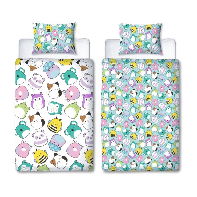 Squishmallows Happy Single Duvet Cover Set