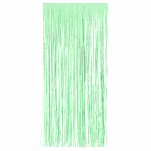 Mint Green Plastic Door Curtain Backdrop 1.9m x 99cm