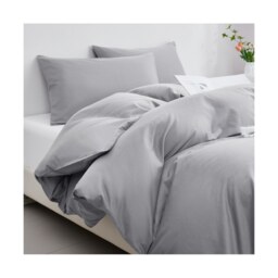 Ezysleep Egyptian Cotton Duvet Cover Set Premium Luxuriously Soft Breathable Grey