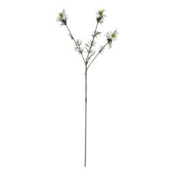 Hill Interiors The Natural Garden Collection Love In A Mist Nigella Artificial Flower - White - 68cm x 9cm x 9cm