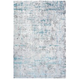 KUKOON Blue Grey Distressed Traditional Bordered Area Rug 240cm x 330cm Grey