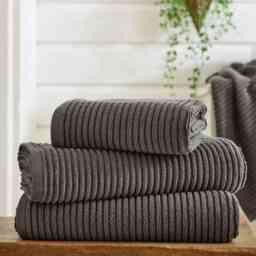 Sereno Soft Textured With Zero Twist Cotton Towel