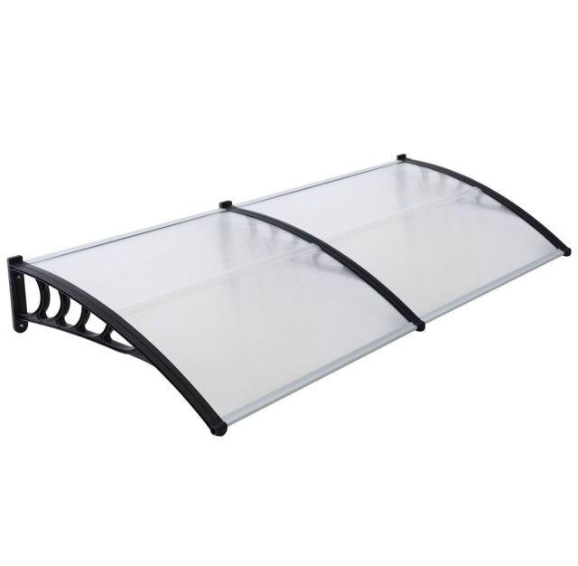 Gr8 Garden Front Door Canopy Porch Rain Protector Awning Lean-To Roof Shelter 80 X 240cm