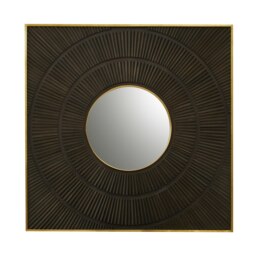 Sadri Sadari Mango Wood Wall Mirror Brown