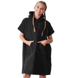 Towel City Childrens/Kids Hooded Towel - Black - 3-5 Years Black