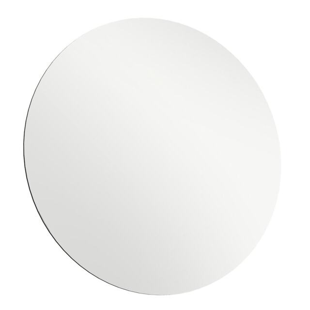 Levede 40CM Round Wall Mirror Frameless Tempered Glass Explosion-Proof Decor Clear