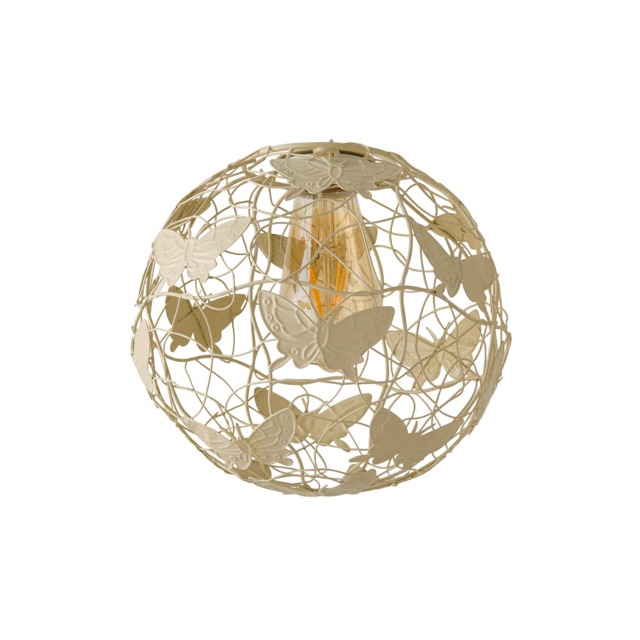ValueLights Lattice Cream Butterfly Wire Ceiling Pendant Shade