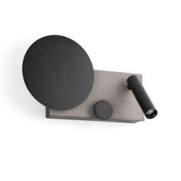 Klee Integrated LED Reading Light Wall Light Grey, 2700K