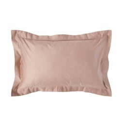Homescapes Moonlight Beige Egyptian Cotton Oxford Pillowcase 1000 TC - Standard Size