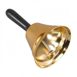 Father Christmas Santa Claus Bell Fancy Dress Costume Accessory Party Fun, Gold/Black