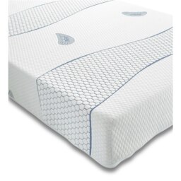 "4ft 6"" Double Cool Blue Memory Foam Mattress - (135cm)"