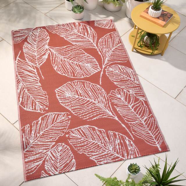 Fusion Matteo Outdoor Rug Terracotta