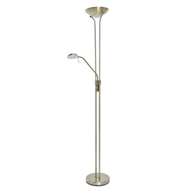 BHS Mother and Child LED Floor Lamp Bronze Antique Brass 1