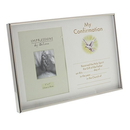 "Personalise your own On Your Confirmation 5"" x 7"" Photo Frame Gift"